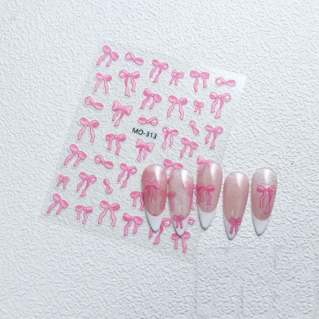 MOSR Nail Art Sticker Chic Bow - Image 3