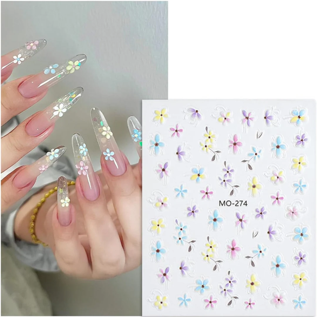 MOSR Nail Art Sticker Flowers - Image 2