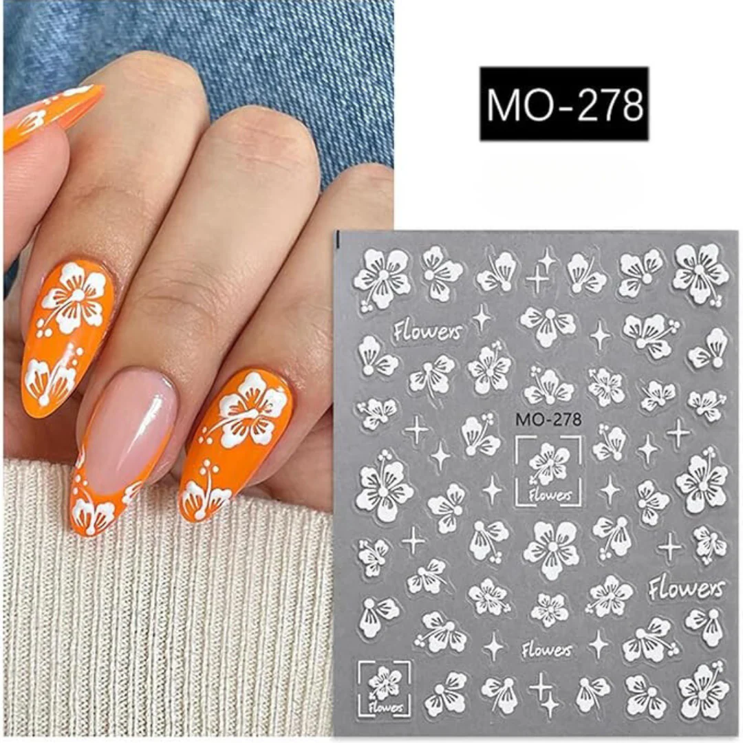 MOSR Nail Art Sticker Flowers - Image 3
