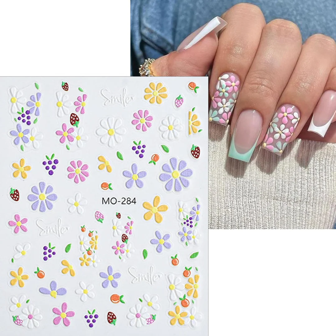 MOSR Nail Art Sticker Flowers - Image 6