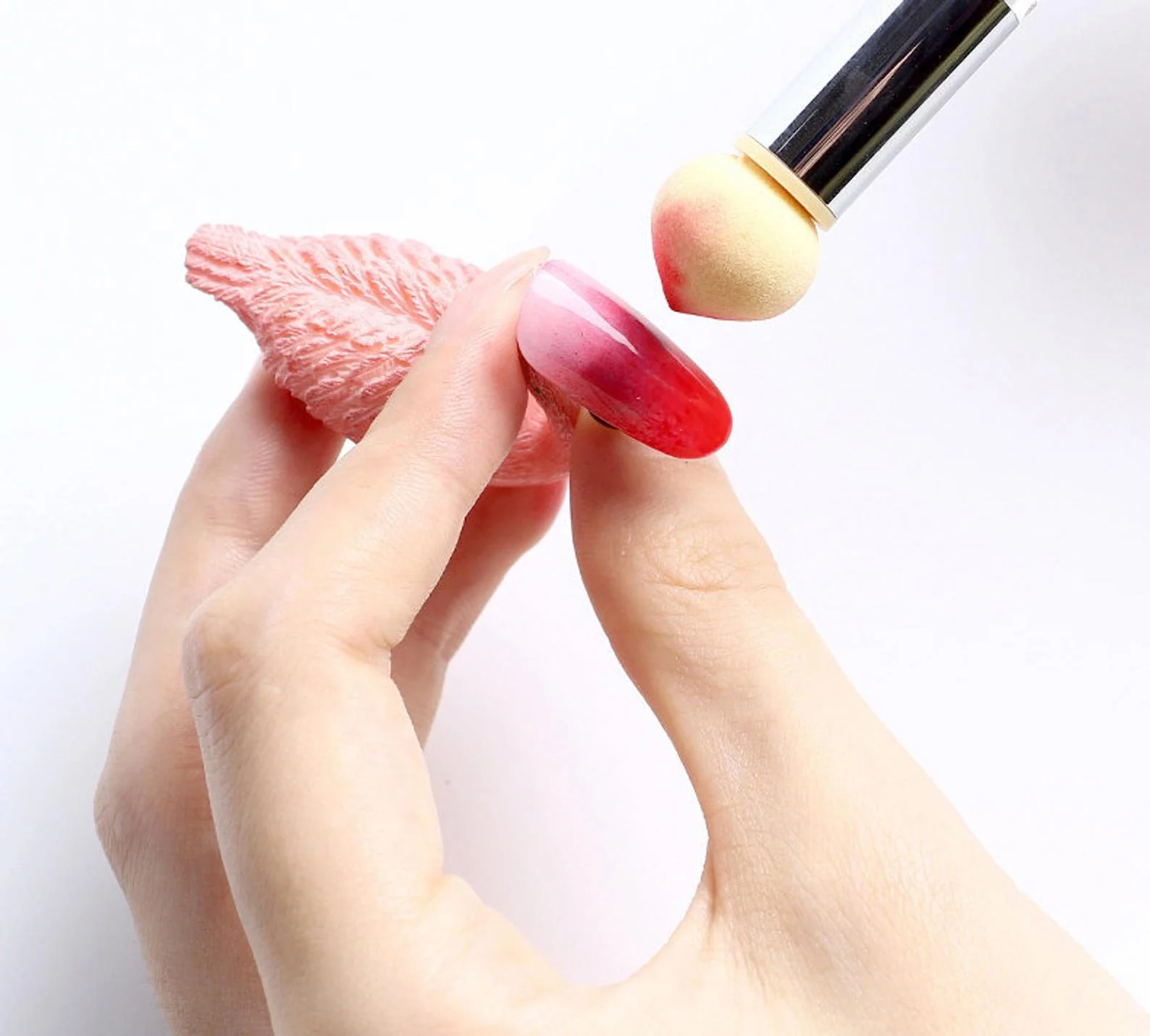 Nail Art Brush Dual Sponge Ombre & Dust Brush Tool - Image 2