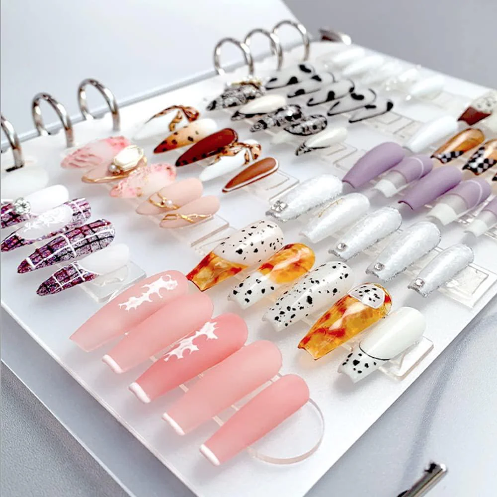 Nail Art Display Tools Storage Book (4 Inside Pages) - Image 2