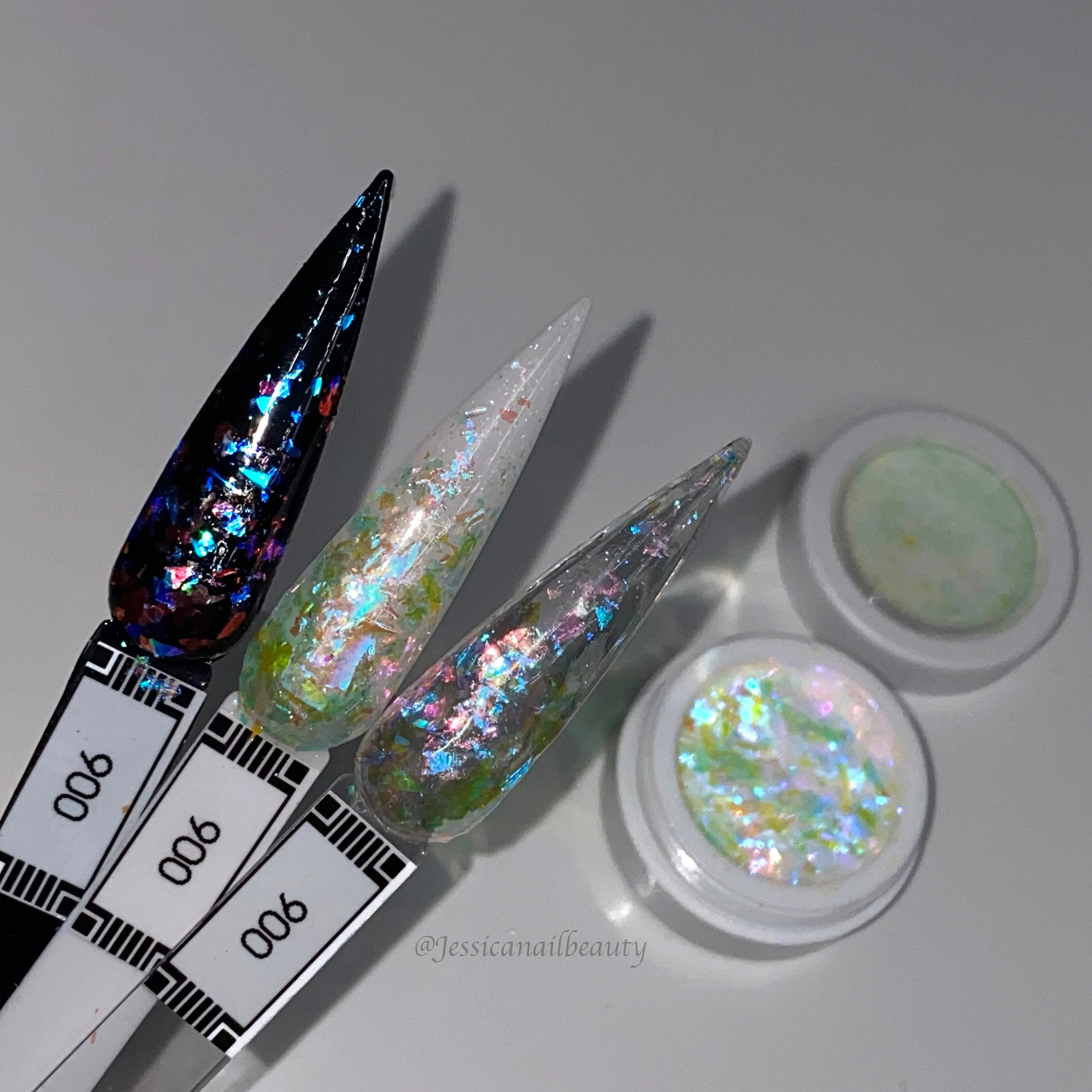 JNBS Nail Flakes Iridescent (6 styles) - Image 3