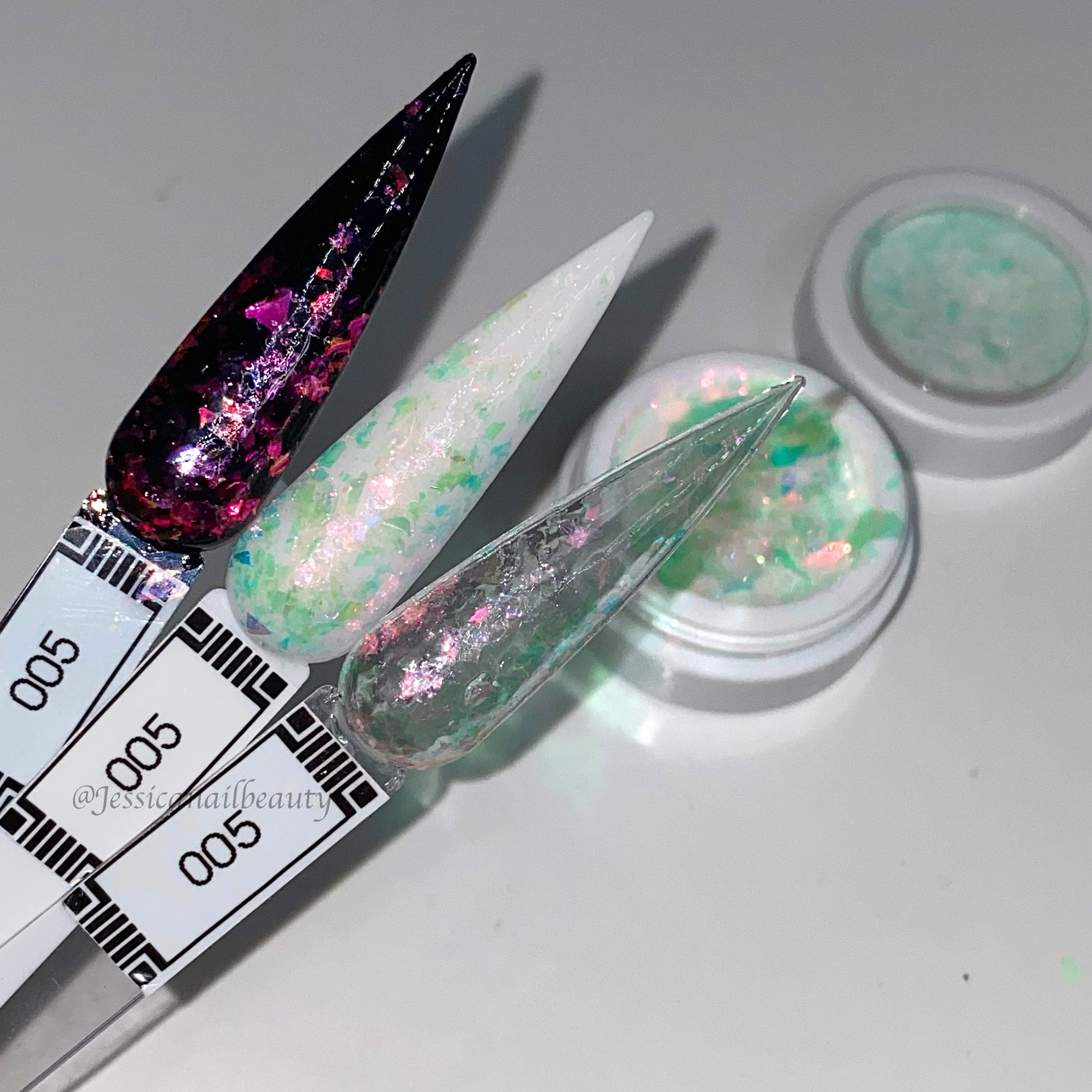JNBS Nail Flakes Iridescent (6 styles) - Image 4