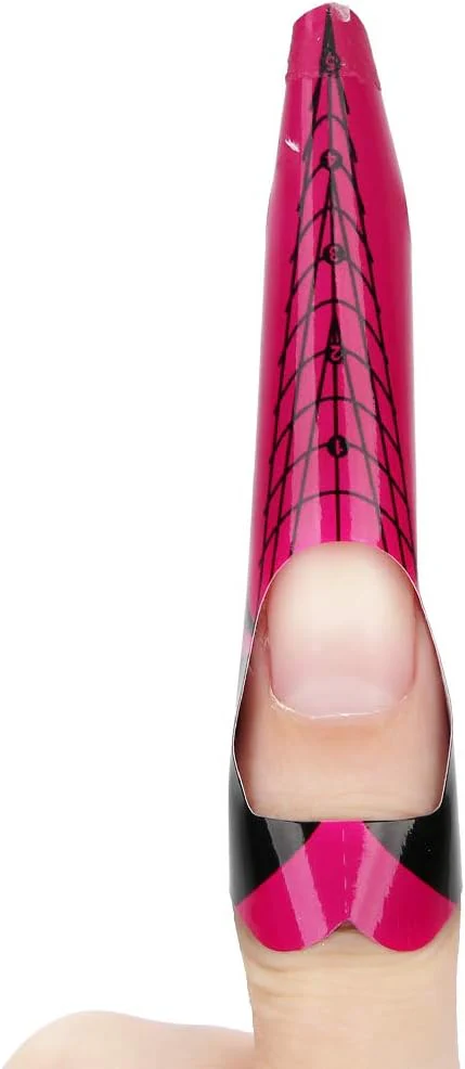 JNBS Nail Form Pink & Black (300pcs) - Image 3