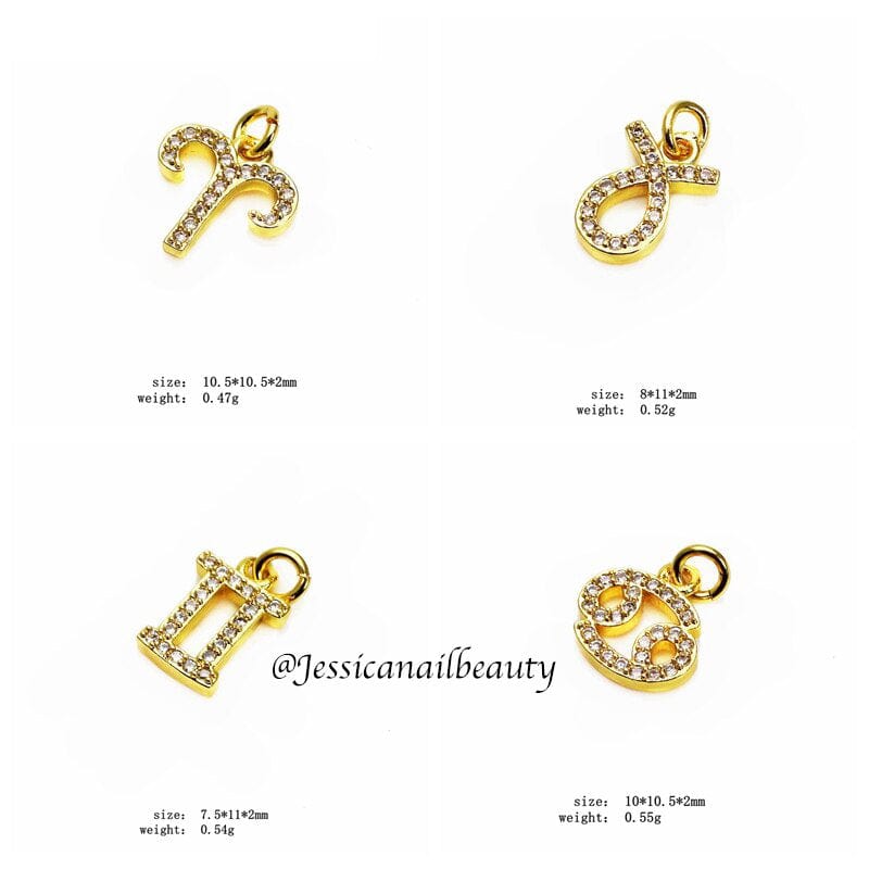 JNBS Nail Piercing Charm 08 Zodiac (5pcs) - Image 5