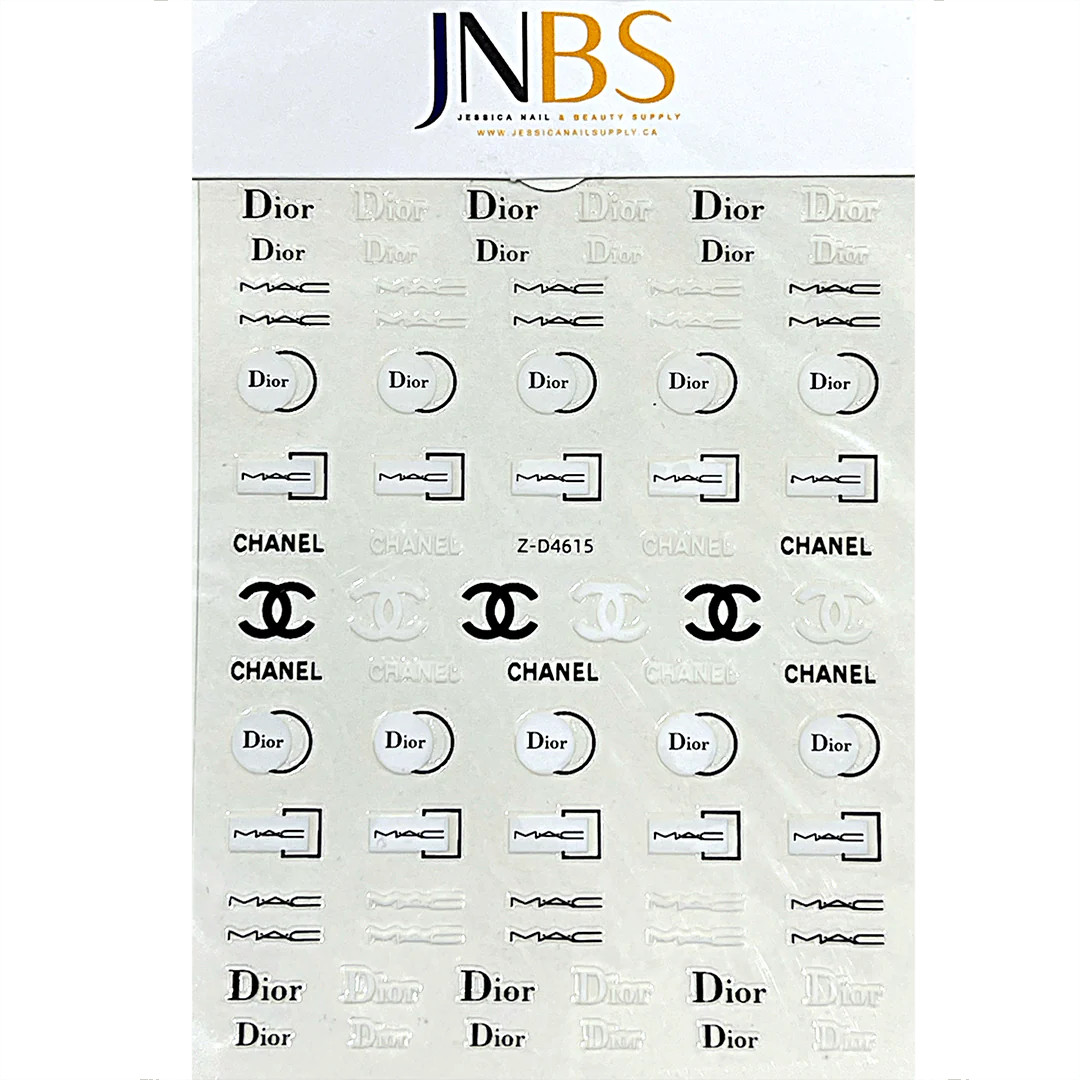 JNBS Designer Nail Sticker Transparent Clear (Choose your style 1) - Image 3
