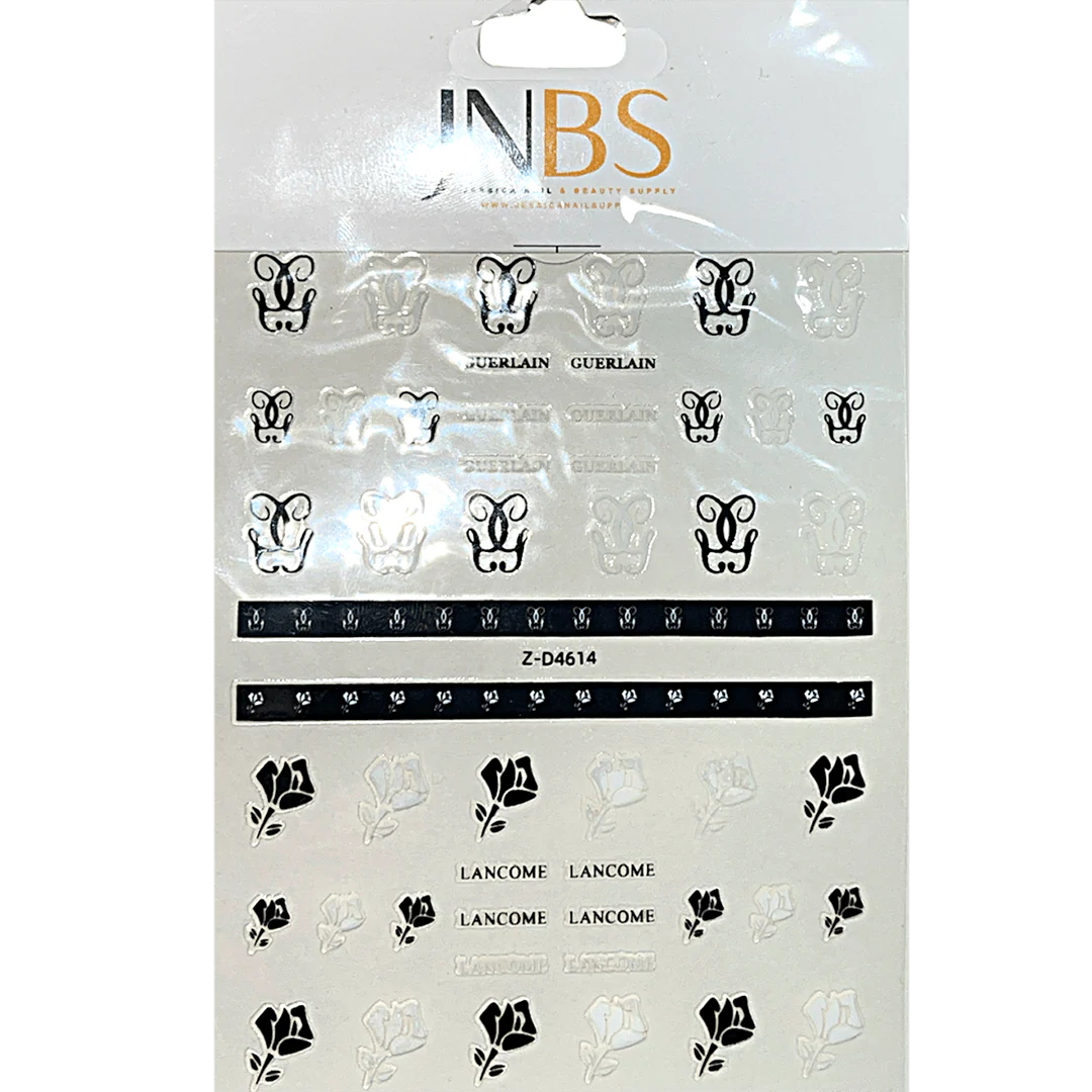 JNBS Designer Nail Sticker Transparent Clear (Choose your style 1) - Image 4