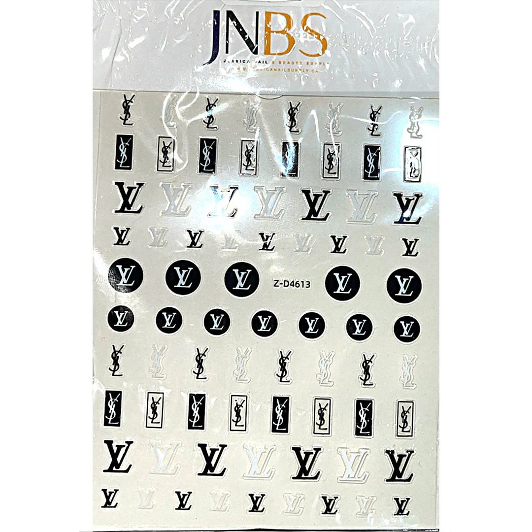 JNBS Designer Nail Sticker Transparent Clear (Choose your style 1) - Image 5