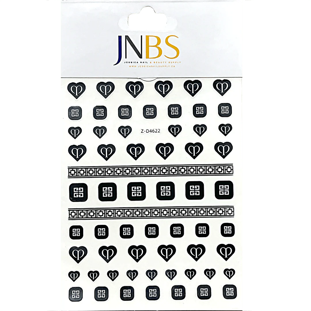 JNBS Designer Nail Sticker Transparent Clear (Choose your style 1) - Image 7