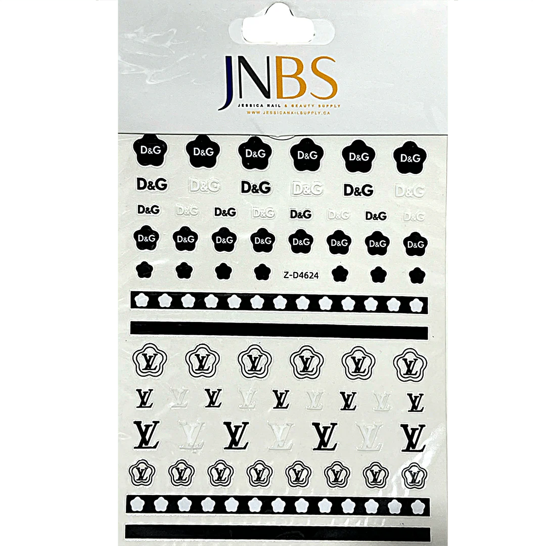 JNBS Designer Nail Sticker Transparent Clear (Choose your style 1) - Image 9