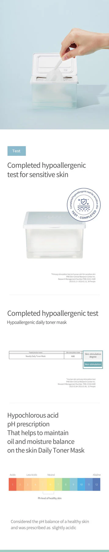 NEEDLY Daily Toner Mask Pack 30 Sheets - Image 7