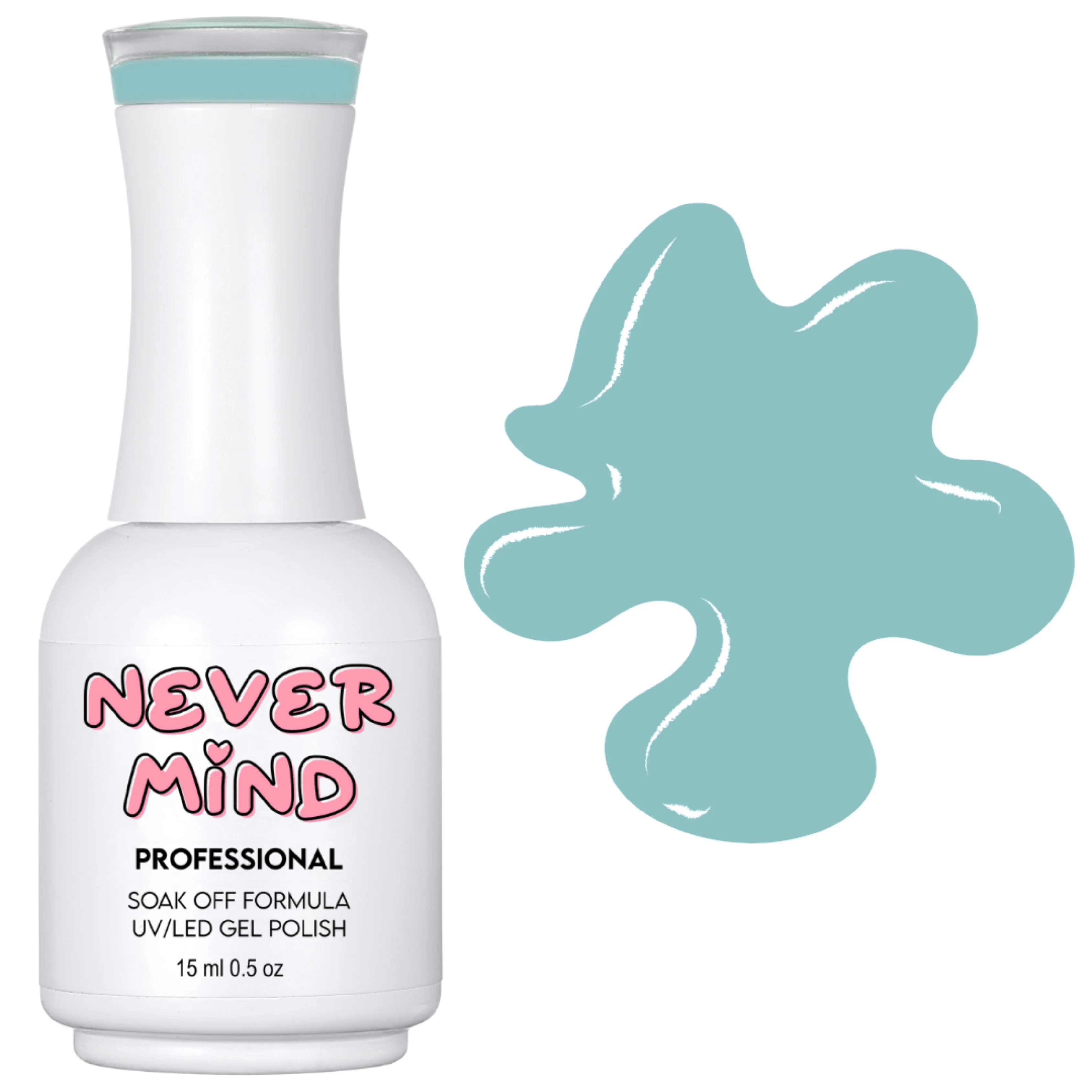 Nevermind Gel Polish N418 Blue Lagoon