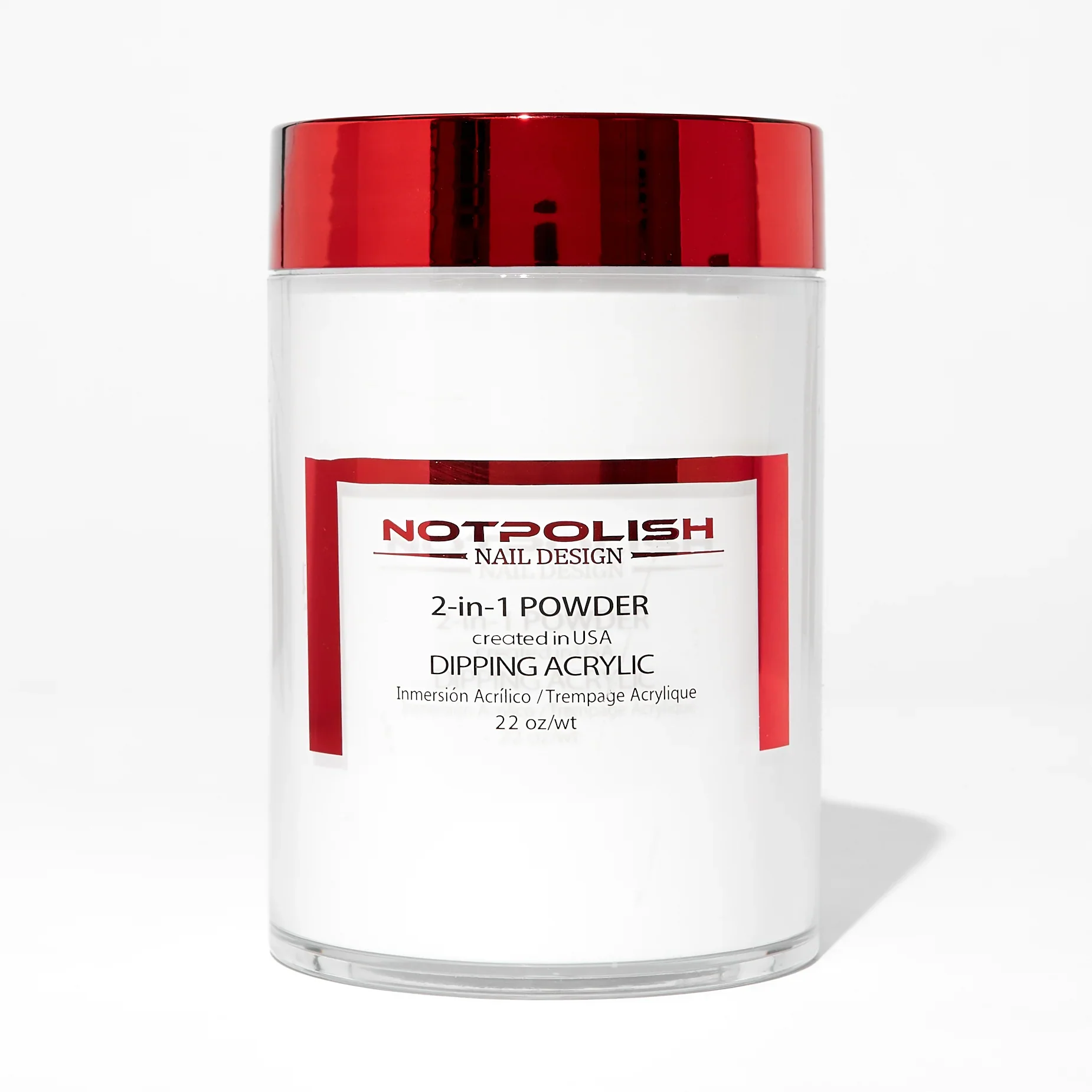 NOTPOLISH 2 In 1 Powder OG 101 Milky White - Image 7