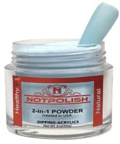 NOTPOLISH 2 In 1 Powder OG 107 Azure - Image 2