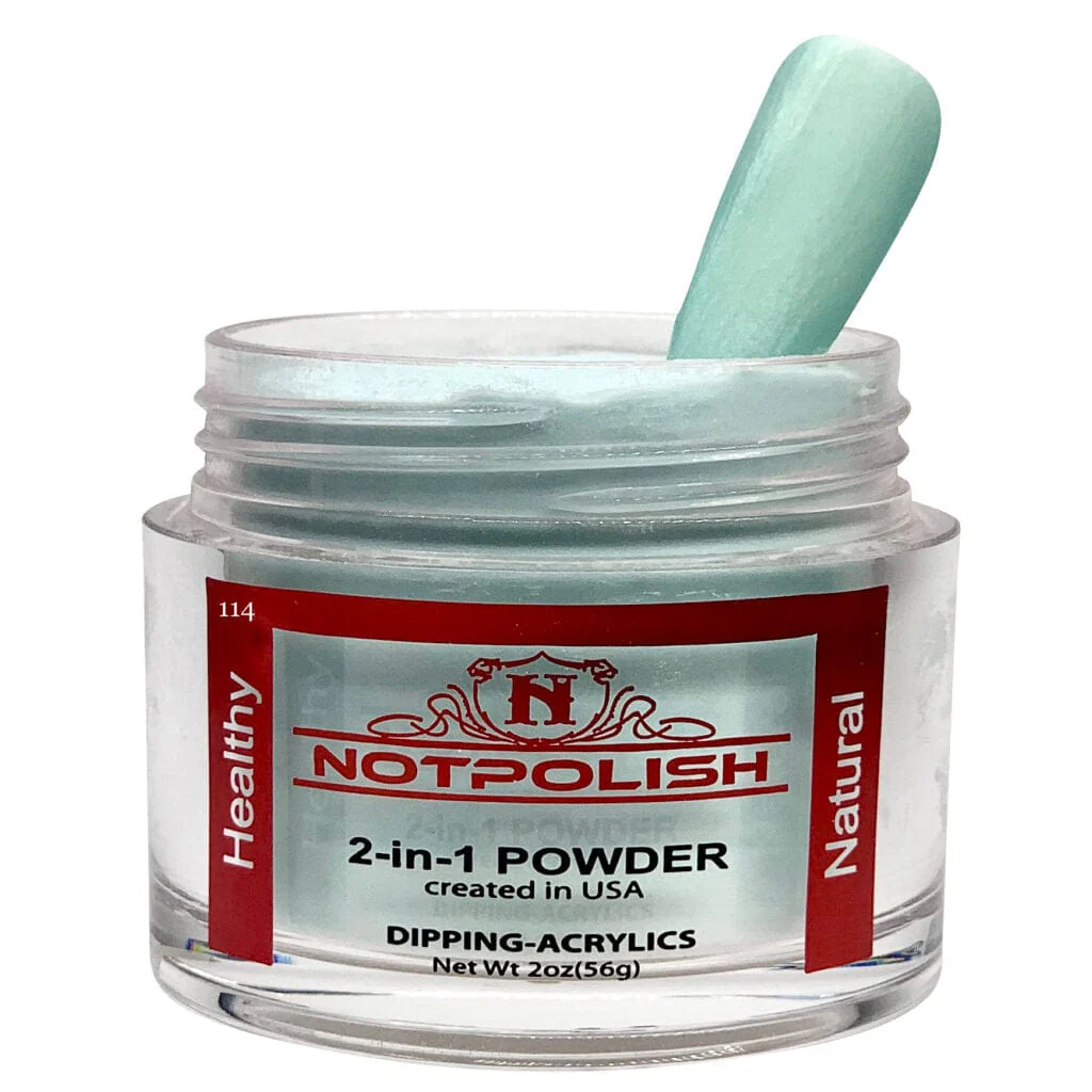 NOTPOLISH 2 In 1 Powder OG 114 Spring Mist - Image 2