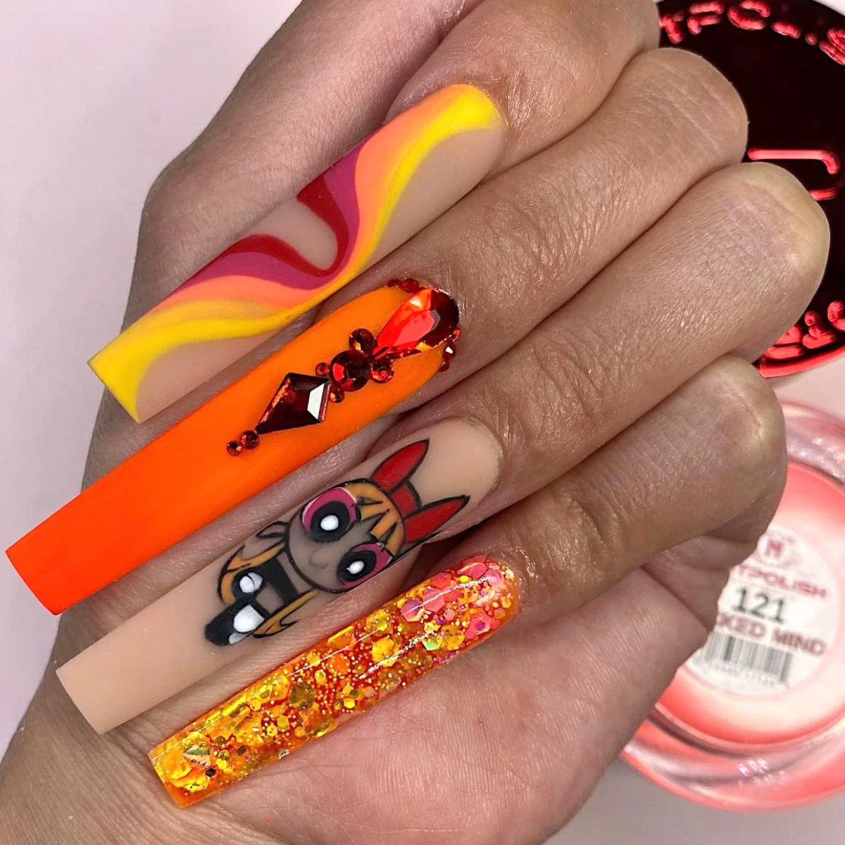 NOTPOLISH 2 In 1 Powder OG 121 Wicked Mind - Image 2