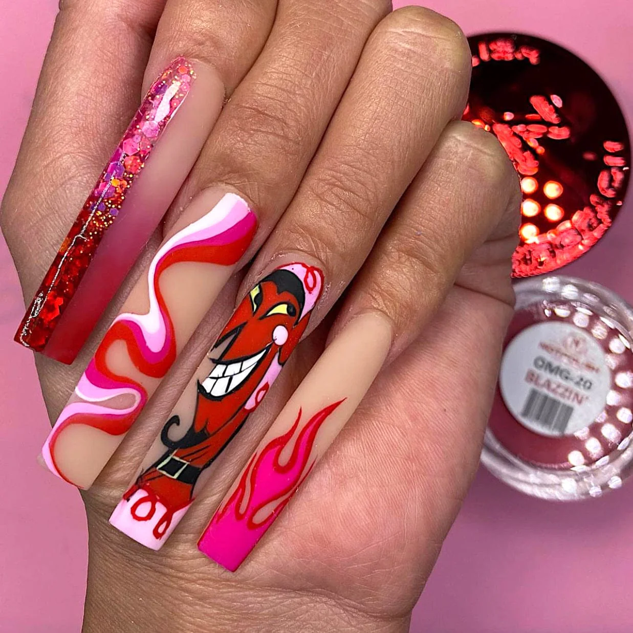 NOTPOLISH 2 In 1 Powder OG 141 Saffrone - Image 2