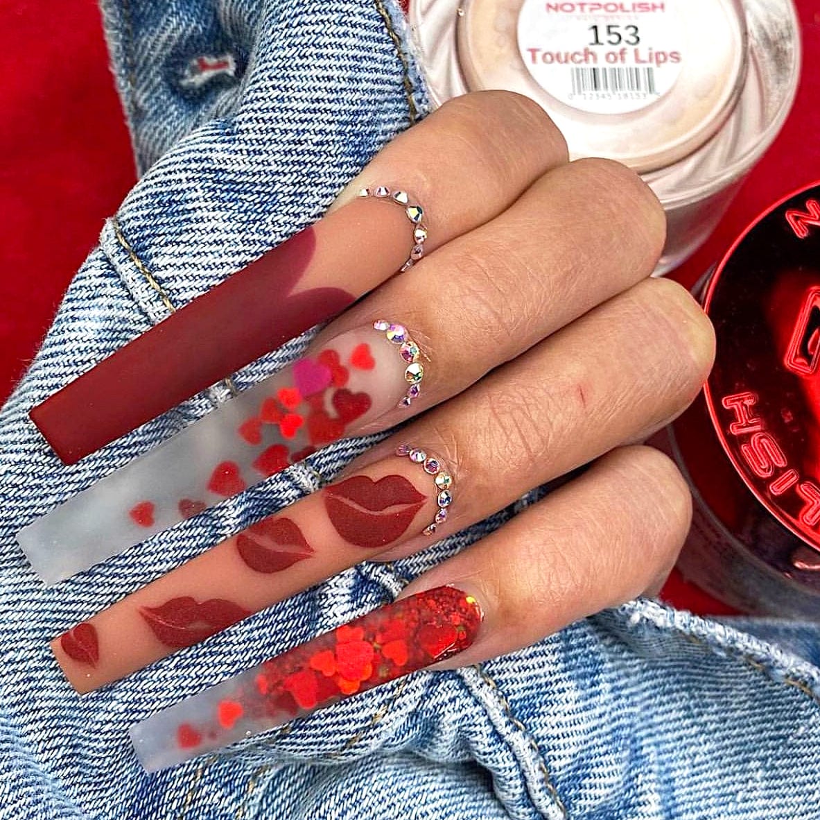 NOTPOLISH 2 In 1 Powder OG 153 Touch Of Lips - Image 2