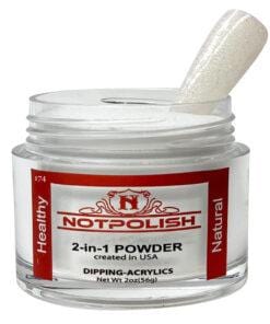 NOTPOLISH 2 In 1 Powder OG 174 Mystic White - Image 2