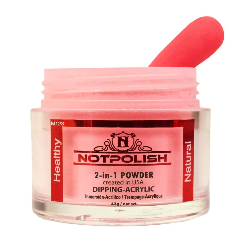 NOTPOLISH Powder M123 Hibiscus Sunrise - Image 3