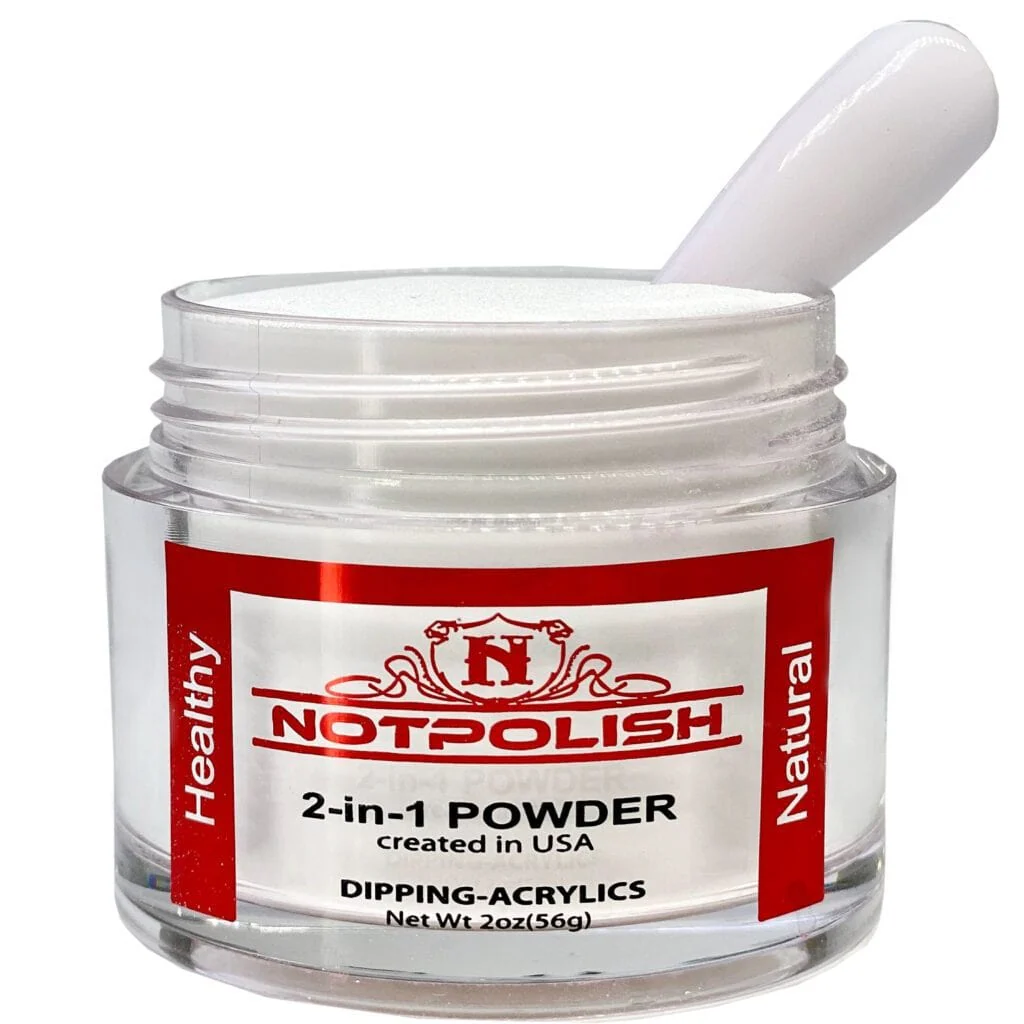 NOTPOLISH Powder Glow In The Dark Collection G01 Purple White - Image 4