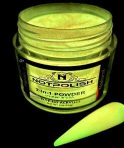 NOTPOLISH Powder Glow In The Dark Collection G07 Bedazzled