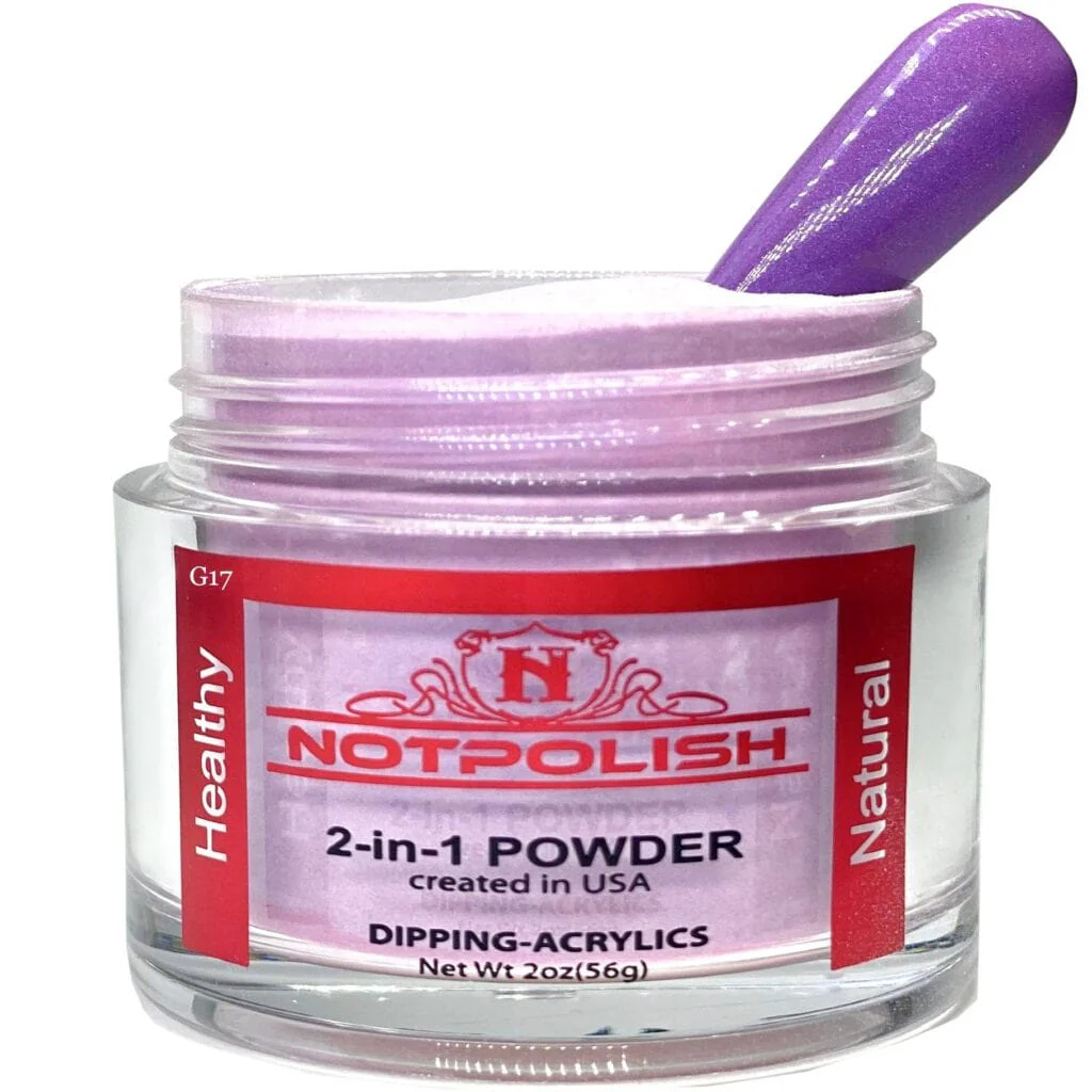 NOTPOLISH Powder Glow In The Dark Collection G17 Juicy Berry - Image 2