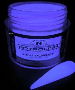 NOTPOLISH Powder Glow In The Dark Collection G20 I'm A Mess