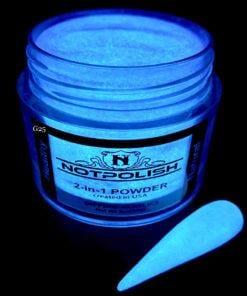 NOTPOLISH Powder Glow In The Dark Collection G25 Dirty Mind