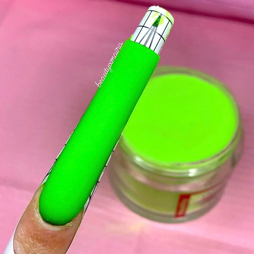 NOTPOLISH Powder M100 Hot Lime Bling - Image 2