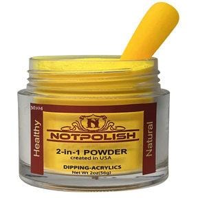 NOTPOLISH Powder M104 Yellow Mamba - Image 3