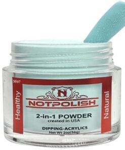 NOTPOLISH Powder M97 Pleasant Teal - Image 2