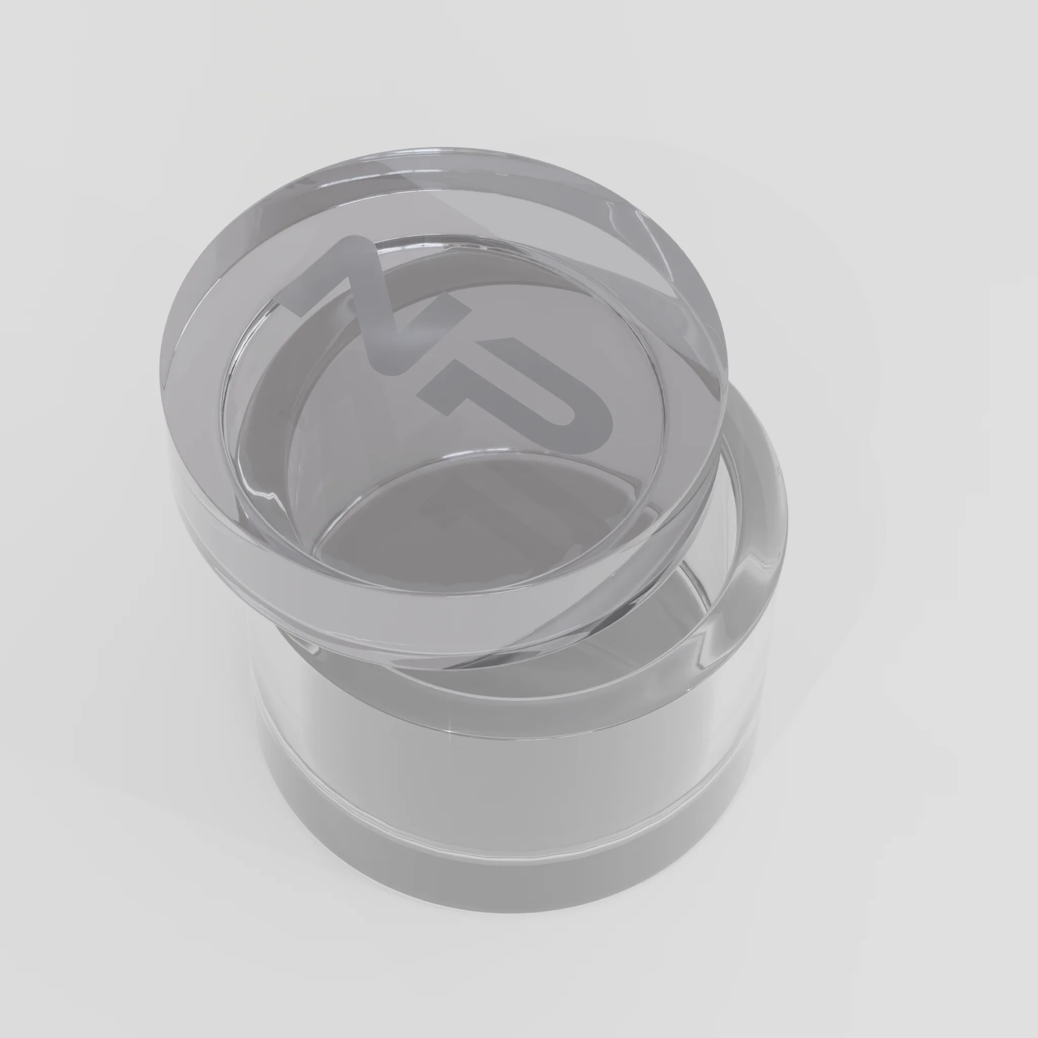 NOTPOLISH Nail Design Empty Dappen Dish Clear Circle - Image 2