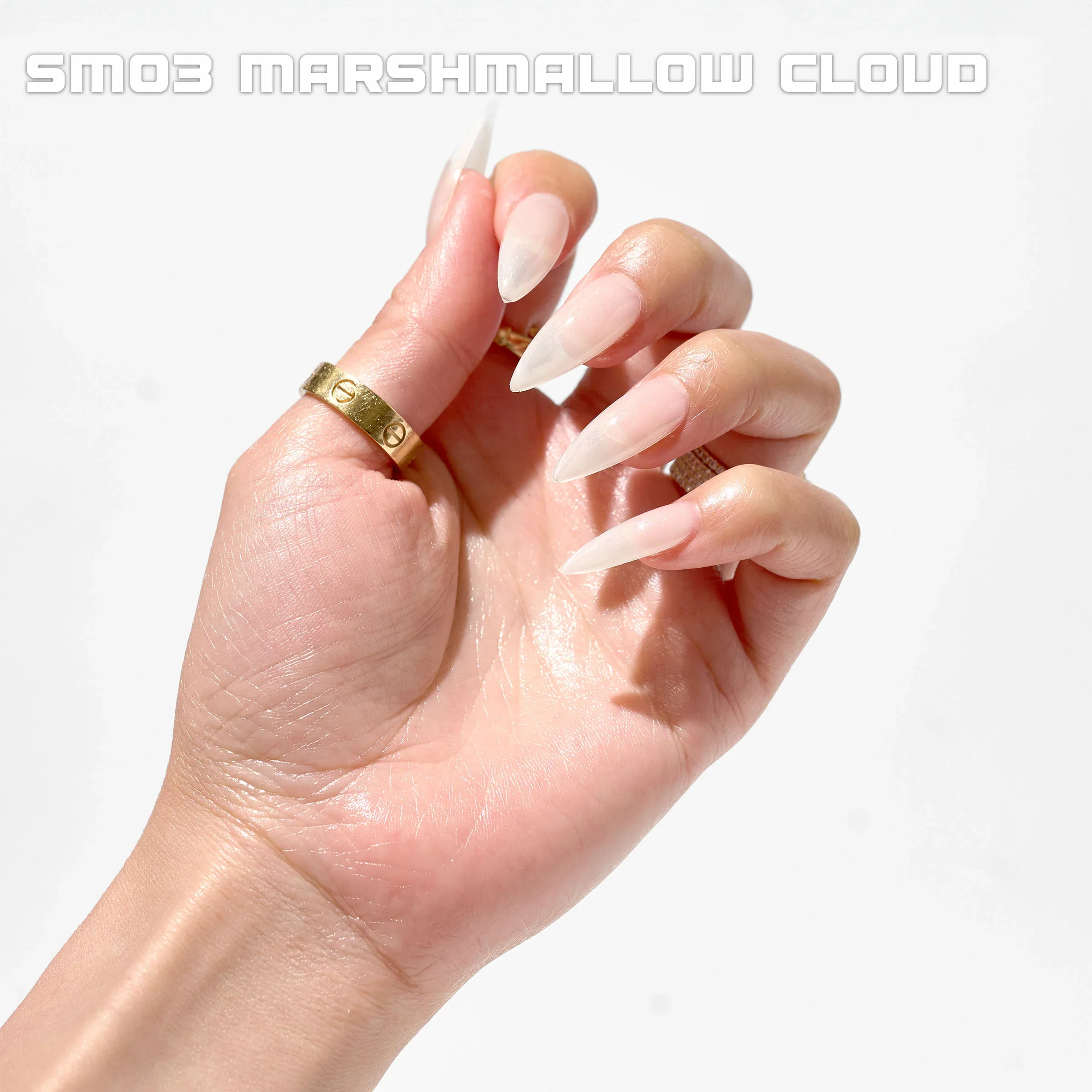 Notpolish Sheer Melts Gel Polish SM03 MARSHMALLOW CLOUD - Image 2