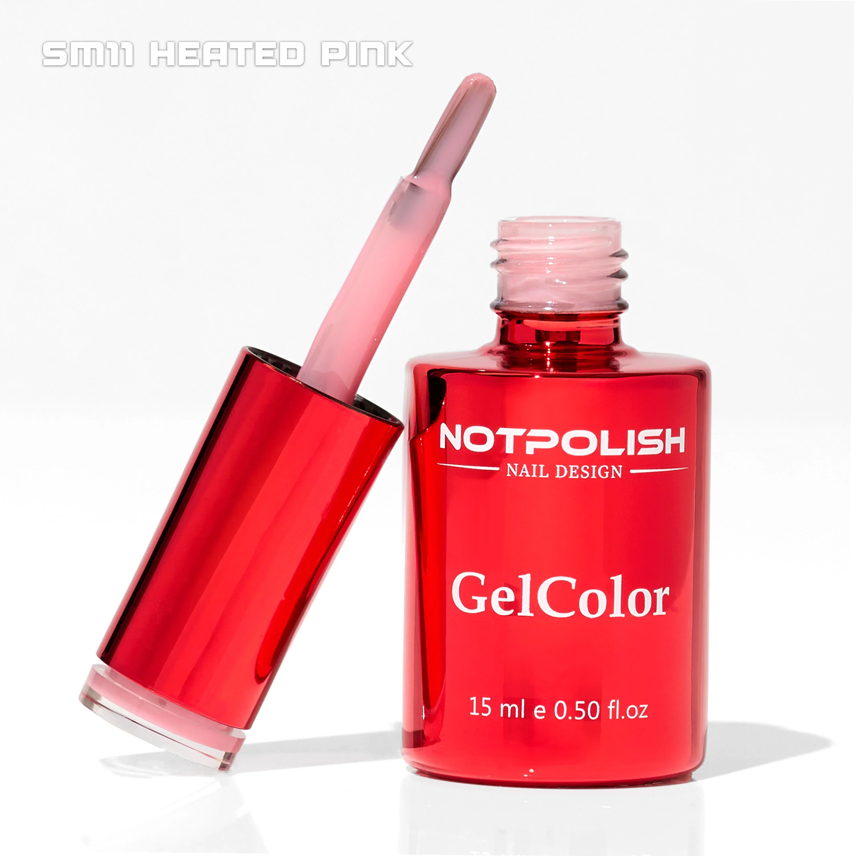 Notpolish Sheer Melts Gel Polish SM11 MELTED PINK - Image 3