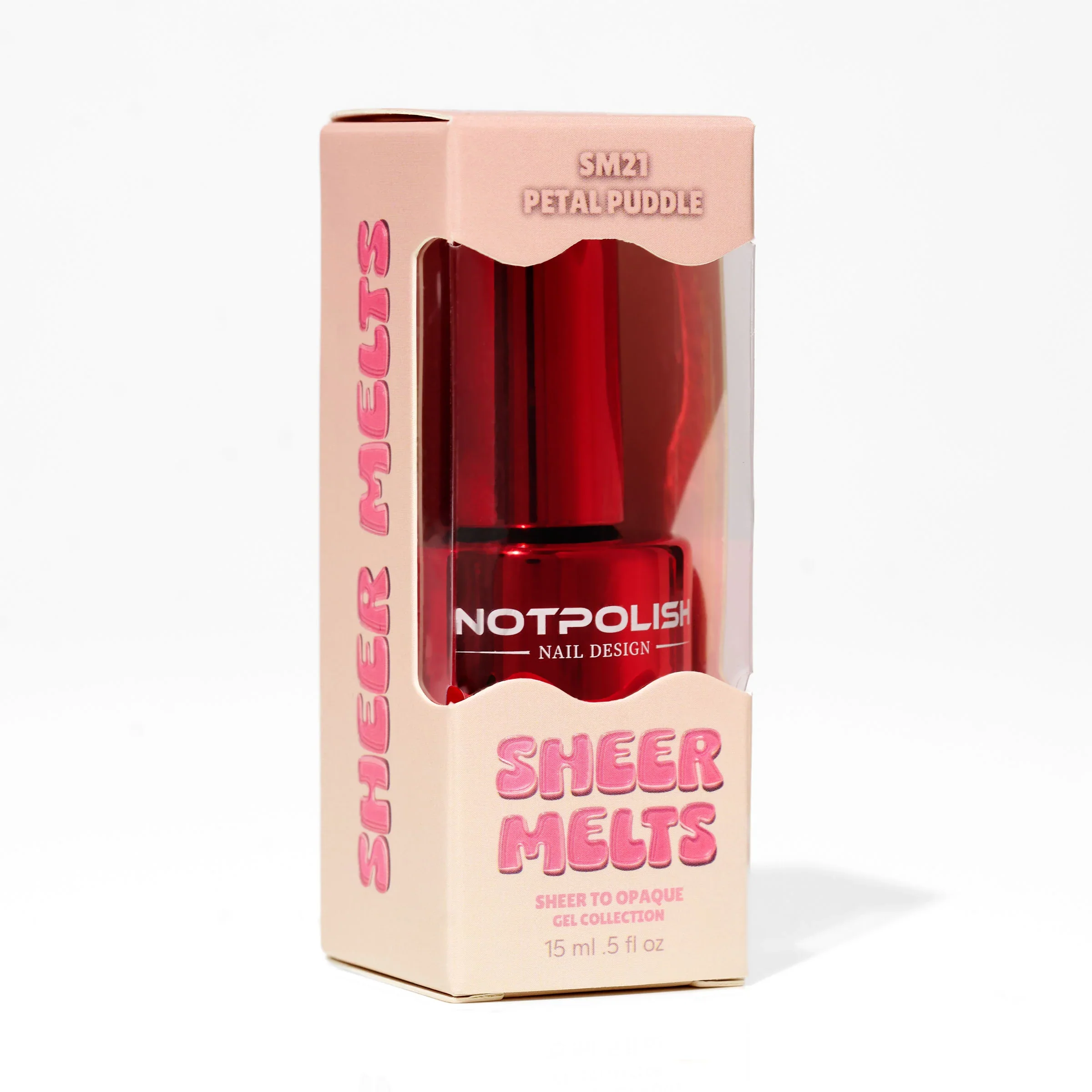 Notpolish Sheer Melts Gel Polish SM21 PETAL PUDDLE