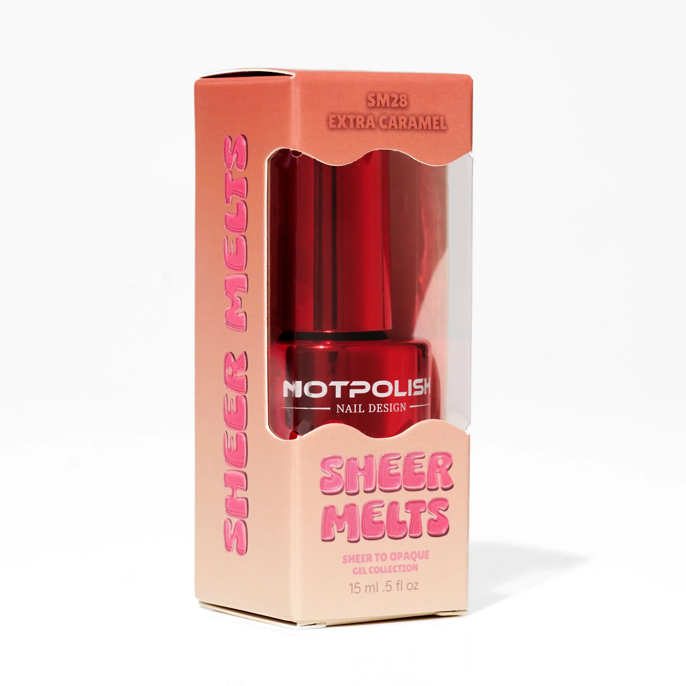 Notpolish Sheer Melts Gel Polish SM28 EXTRA CARAMEL