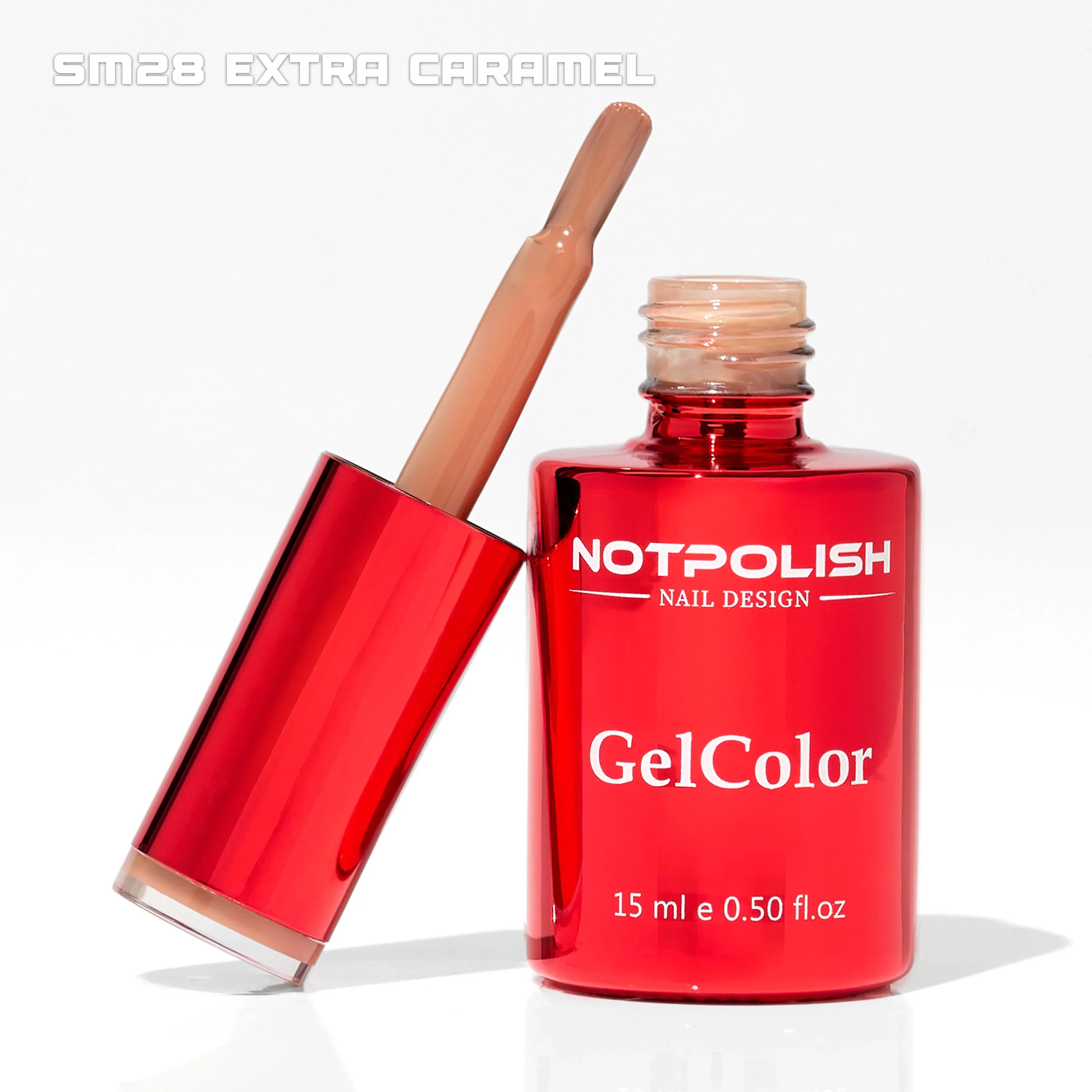 Notpolish Sheer Melts Gel Polish SM28 EXTRA CARAMEL - Image 2