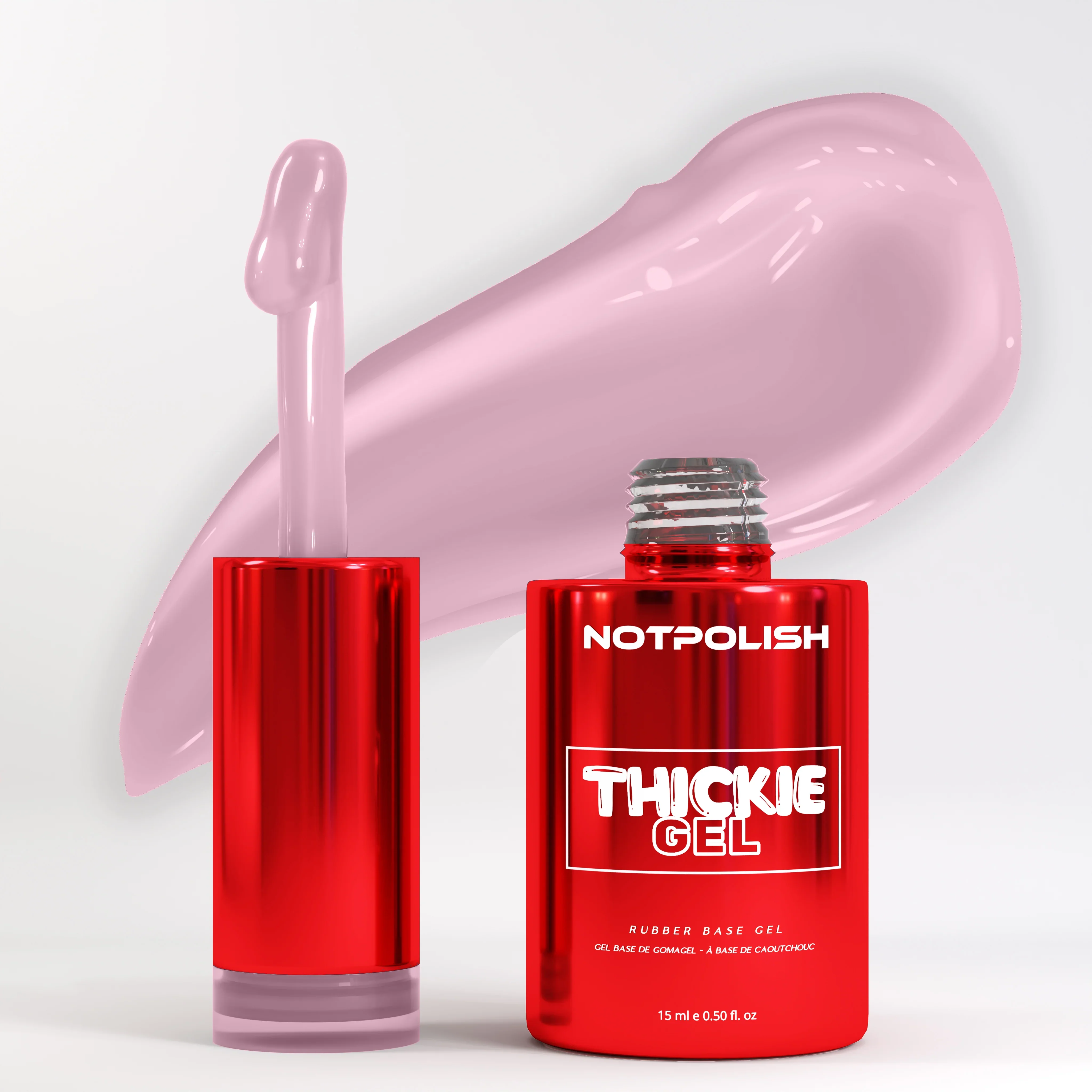 Notpolish Thickie Gel Rubber Base TG05 STRAWBERRY MILK