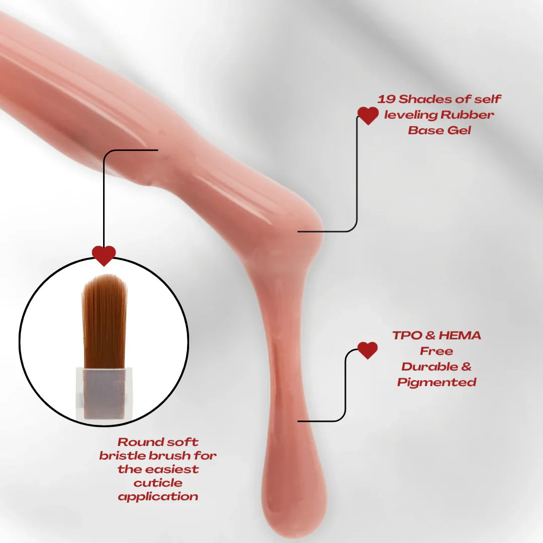 Notpolish Thickie Gel Rubber Base TG04 PALE NUDE - Image 4
