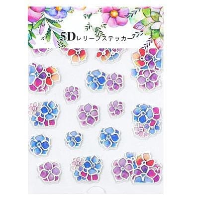 JNBS 5D Flowers Nail Sticker - Image 6