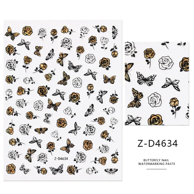 JNBS Butterfly Nail Sticker - Image 11