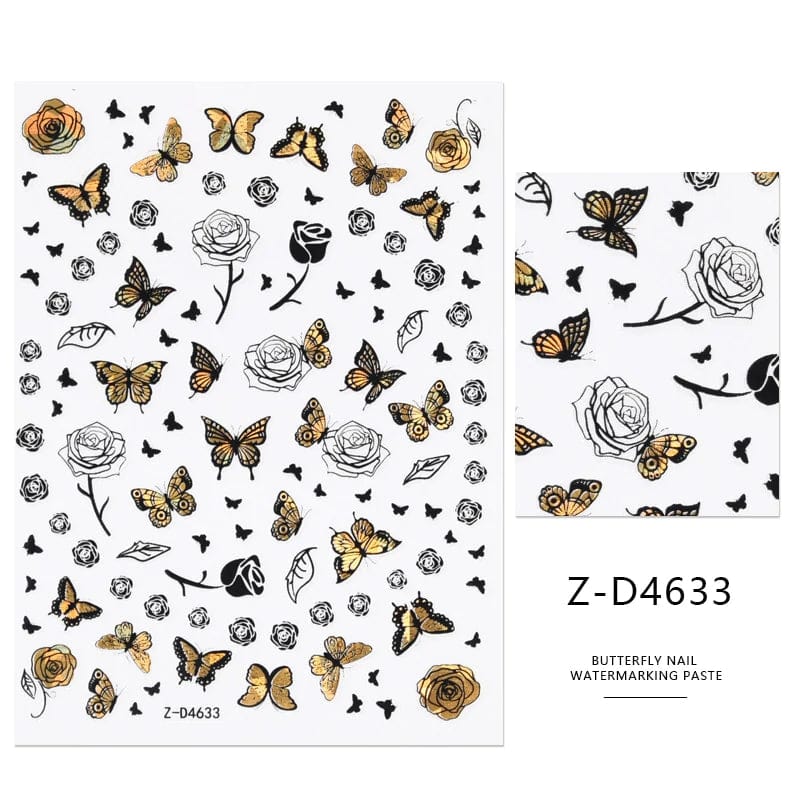 JNBS Butterfly Nail Sticker - Image 12