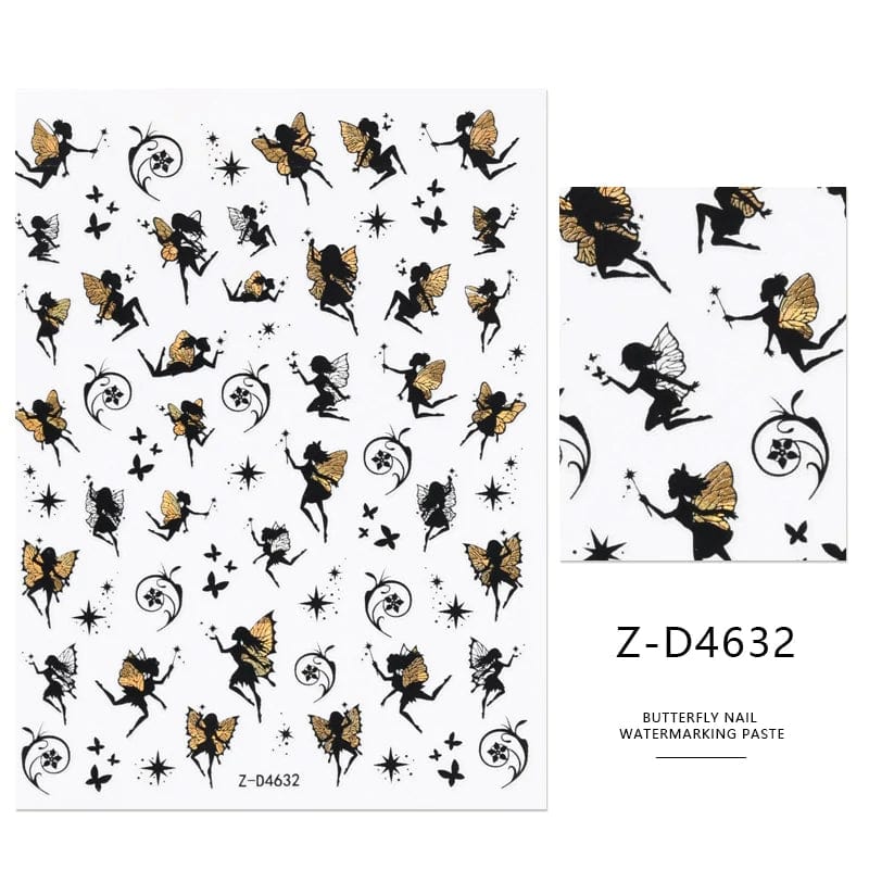 JNBS Butterfly Nail Sticker - Image 13