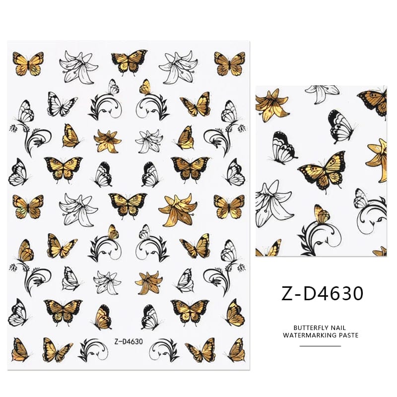 JNBS Butterfly Nail Sticker - Image 15