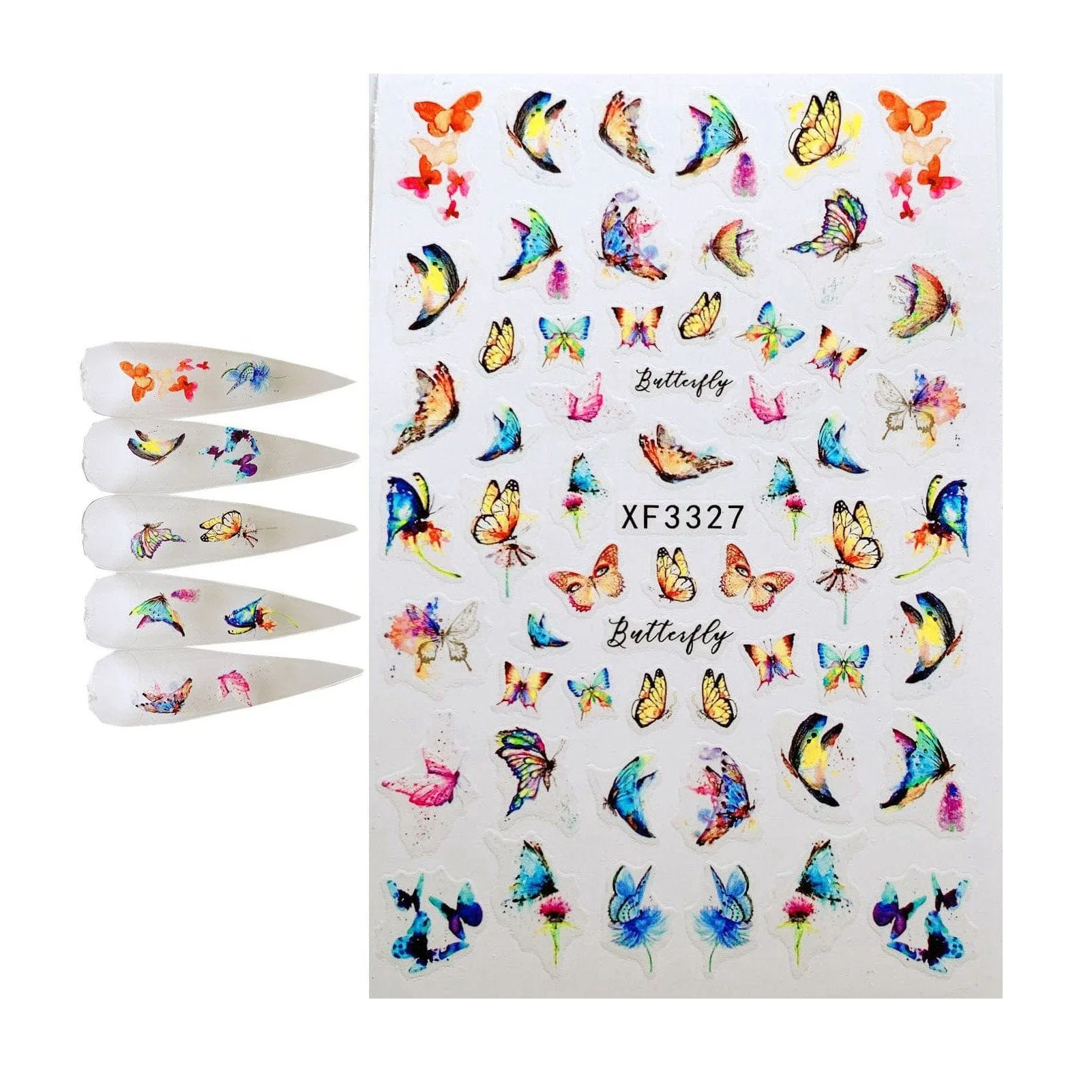 JNBS Butterfly Nail Sticker - Image 2