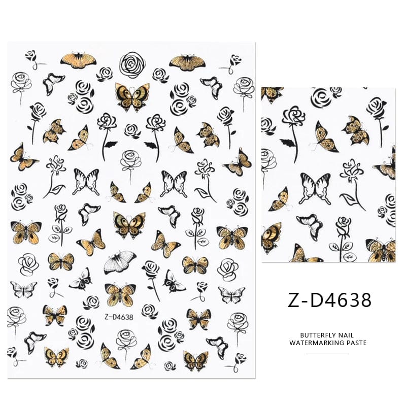JNBS Butterfly Nail Sticker - Image 7