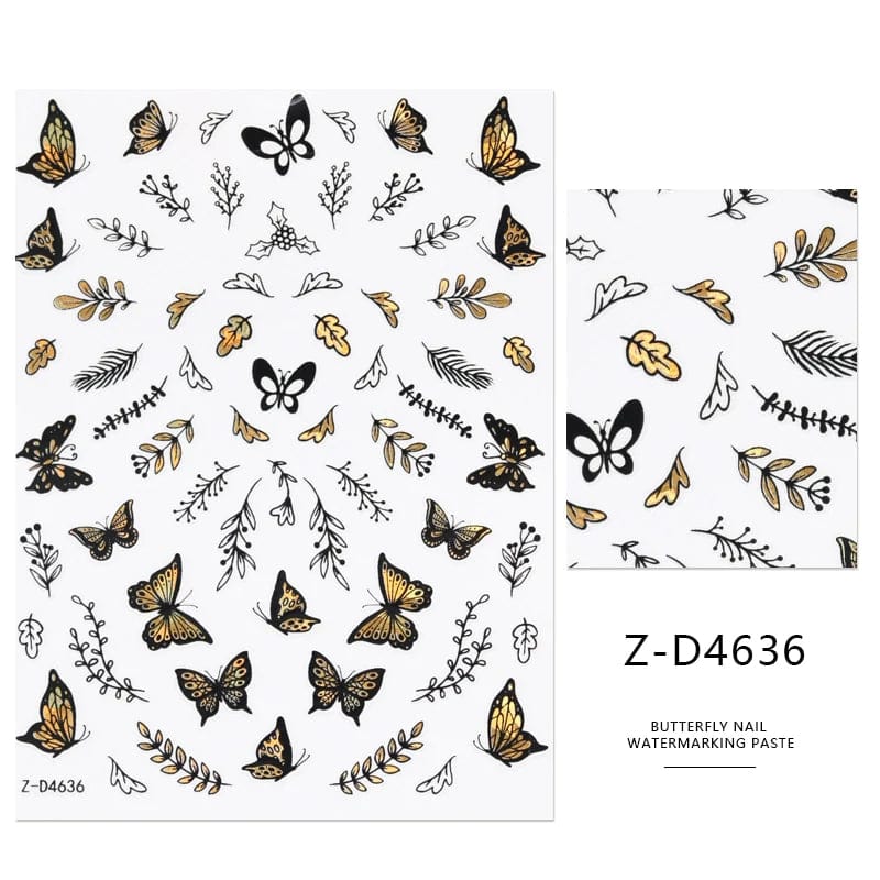 JNBS Butterfly Nail Sticker - Image 9