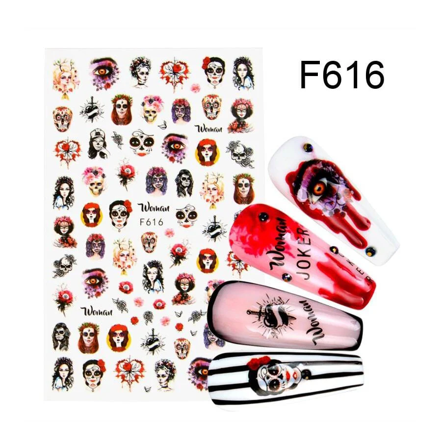 JNBS Nail Sticker Cartoon Version 1